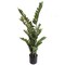 Set of 2: 43" Zamifolia Bush in Black Pot with 220 Leaves - Lifelike Greenery for Home & Office Decor, Floral Home by Artificial Flowers